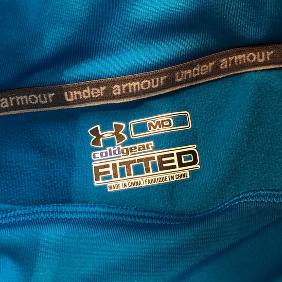 Under Armour fitted coldgear mock long sleeve - Picture 4 of 6